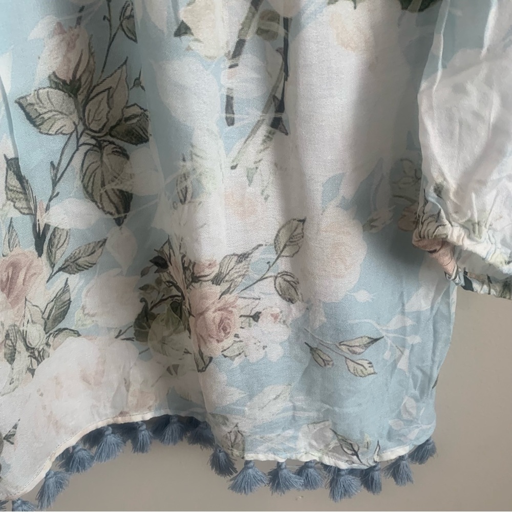 Chaser Floral Tassel Swim Cover Up - Picture 6 of 11
